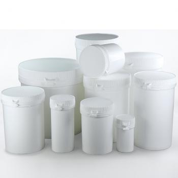 Pharmac. HDPE boxes, white