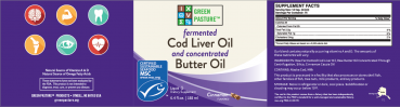 Fermented Fish Oil, Cod Liver Oil, Butter Oil - Cinnamon Tingle