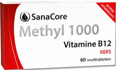 SanaCore Methyl 1000 Vitamine B12, 60 tablets