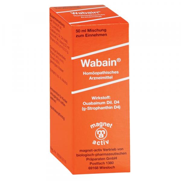 Wabain Dil. D4 (g-Strophanthin D4) drops, 50 ml